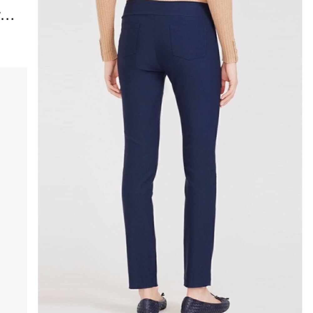 Electric Navy Thick Spandex Dress Pants